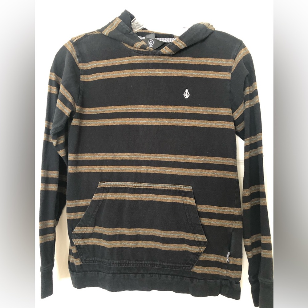 VOLCOM HOODED LONG SLEEVE SHIRT.  Great pre-owned condition